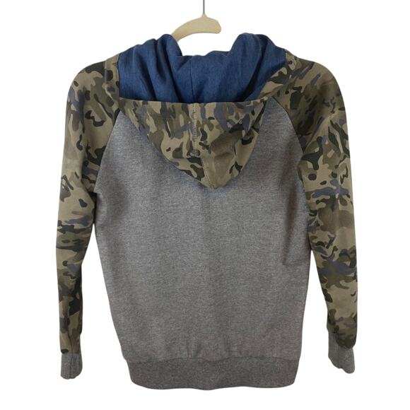 Lucky Brand Camo Sweatshirt Hoodie Size Small - Picture 6 of 8